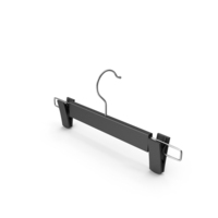 Hanger With Clips Closed Narrower And Hook Turned PNG & PSD Images