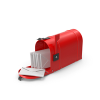 Mailbox Open Envelope Color PNG & PSD Images