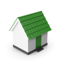 House Only Door Color Green PNG & PSD Images