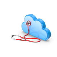 Stethoscope Cloud Color PNG & PSD Images
