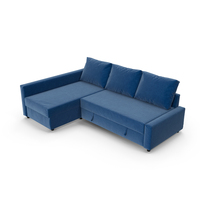 Friheten Corner Sofa (Blue) PNG & PSD Images