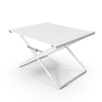 Folding Stool (White) PNG & PSD Images