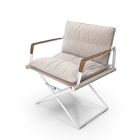 Folding Chair With Mattress (Beige) PNG & PSD Images