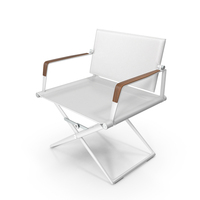 Folding Chair (White) PNG & PSD Images