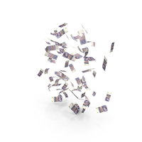 Money Few Uk 20 Pounds Notes Falling Money PNG & PSD Images