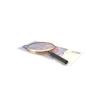 Single Uk 20 pounds Note Magnify Find PNG & PSD Images