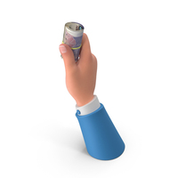 Uk 20 Pounds Note Roll Holding Hand PNG & PSD Images