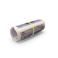 Uk 20 Pounds Notes Bill Roll PNG & PSD Images
