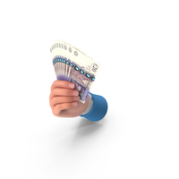 Uk 20 Pounds Notes Holding Hand Money PNG & PSD Images