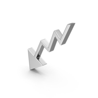 Arrow Down Metal PNG & PSD Images