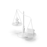 Balance Dollar House Clay PNG & PSD Images