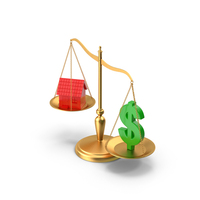 Balance House Dollar Metal PNG & PSD Images