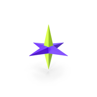 Star Decoration Colored Icon PNG & PSD Images