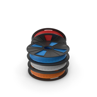 3D Printer Filament Spools PNG & PSD Images