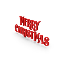 Merry Christmas Red PNG & PSD Images
