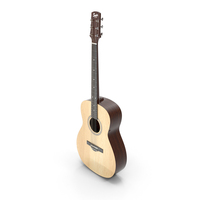 Double O Acoustic Guitar PNG & PSD Images