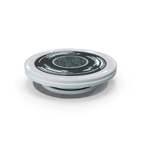 Futuristic Holographic Display Platform PNG & PSD Images
