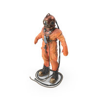 Old Rusty Diving Suit PNG & PSD Images