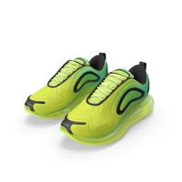Sneakers Dynamic Air 720 Volt Green PNG & PSD Images
