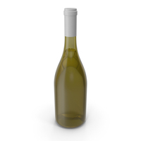 White Wine Bottle PNG & PSD Images
