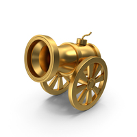 Cannon Gold Icon PNG & PSD Images