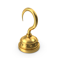 Pirate Hook Gold PNG & PSD Images