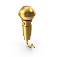 Mic Gold Icon PNG & PSD Images