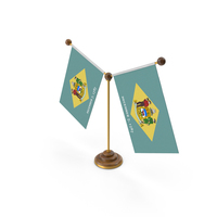 USA States Delaware 2 Flag Stand PNG & PSD Images