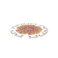 Circlular Arranged Euro 50 Notes PNG & PSD Images