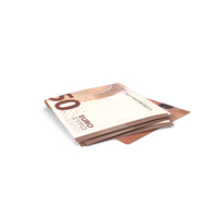 Double Euro 50 Note Fold On Ground PNG & PSD Images