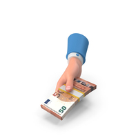 Euro 50 Lot Giving And Hand Money PNG & PSD Images