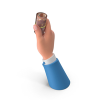 Euro 50 Note Roll Holding Hand PNG & PSD Images
