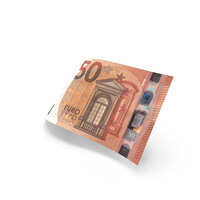 Money Single Euro 50 Note PNG & PSD Images