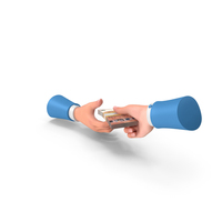 Taking Help Hand Loan Euro 50 Bill Money PNG & PSD Images