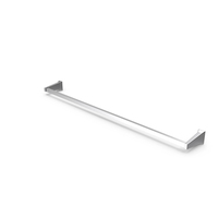 Brushed Chrome Towel Bar PNG & PSD Images