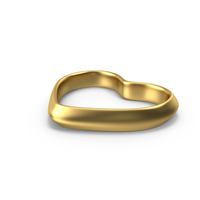 Gold Heart Shaped Ring PNG & PSD Images