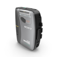 Classic Portable Music Player Sony Walkman PNG & PSD Images
