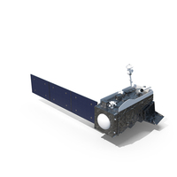 Satellite with Solar Panels PNG & PSD Images