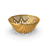 Wood Carved Bowl Icon Gold PNG & PSD Images