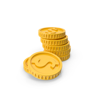 Coins Cartoon PNG & PSD Images