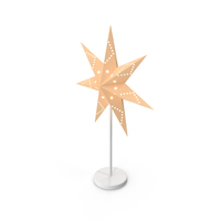 Standing Christmas Paper Star PNG & PSD Images