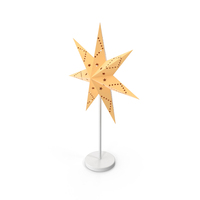 Standing Christmas Paper Star PNG & PSD Images