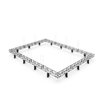 Hanging Truss With Stage Lighting PNG & PSD Images