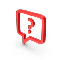Speech Bubble Questionmark Color PNG & PSD Images