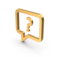 Speech Bubble Questionmark Metal PNG & PSD Images