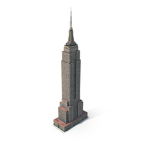 Empire State Building Low Poly PNG & PSD Images