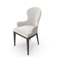Modern Dining Chair (White) PNG & PSD Images