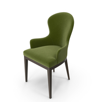 Modern Dining Chair (Green) PNG & PSD Images