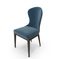 Modern Dining Chair (Blue) PNG & PSD Images