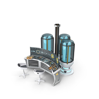 Futuristic Control Panel Station PNG & PSD Images